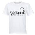 Santa's Hotline - Christmas - Adults - T-Shirt