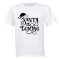 Santa is Coming - Christmas - Kids T-Shirt