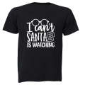 Santa is Watching - Christmas - Kids T-Shirt