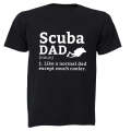 Scuba Dad Definition - Adults - T-Shirt