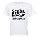 Scuba Dad Definition - Adults - T-Shirt