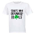 She's My Drunker Half - St. Patrick's Day - Adults - T-Shirt