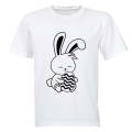 Sitting Easter Bunny - Kids T-Shirt