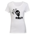 Skeleton Poker Face - Ladies - T-Shirt