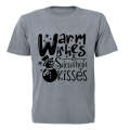 Snowman Kisses - Christmas - Kids T-Shirt