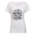 Something Wicked - Halloween - Ladies - T-Shirt