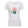 South Africa - Hand Print - Ladies - T-Shirt