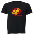 Spain - Soccer Ball - Adults - T-Shirt