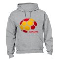 Spain - Soccer Ball - Hoodie