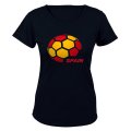 Spain - Soccer Ball - Ladies - T-Shirt