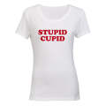 Stupid Cupid - Valentine - Ladies - T-Shirt