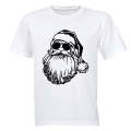 Sunglasses Christmas Santa - Adults - T-Shirt