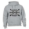 Support Wildlife - Raise Boys - Arrows - Hoodie