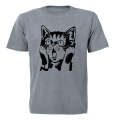Surprised Cat - Adults - T-Shirt