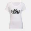 Take A Hike - Mountains - Ladies - T-Shirt