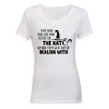 Put on The Hat & Remind Them - Halloween Inspired - Ladies - T-Shirt