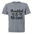 Thankful & Blessed - Adults - T-Shirt