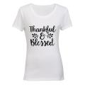 Thankful & Blessed - Ladies - T-Shirt