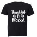 Thankful & Blessed - Kids T-Shirt