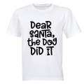 The Dog Did It - Christmas - Kids T-Shirt