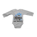 The Prince Has Arrived - Blue Crown - Baby Grow