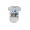 The Prince Has Arrived - Blue Crown - Baby Grow
