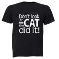 The Cat Did It - Adults - T-Shirt