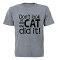 The Cat Did It - Adults - T-Shirt
