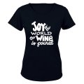 The Wine is Poured - Christmas - Ladies - T-Shirt