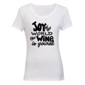 The Wine is Poured - Christmas - Ladies - T-Shirt