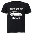 They See Me Rollin - Family Van - Adults - T-Shirt