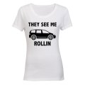 They See Me Rollin - Family Van - Ladies - T-Shirt