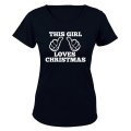 This Girl Loves Christmas - Ladies - T-Shirt