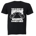 This is What an Awesome Grandpa Looks Like - Adults - T-Shirt
