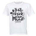 This Chick Can Hunt  - Easter - Kids T-Shirt