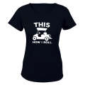 This Is How I Roll - GOLF CART - Ladies - T-Shirt