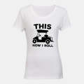 This Is How I Roll - GOLF CART - Ladies - T-Shirt