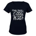 Trade Candy for Wine - Halloween - Ladies - T-Shirt