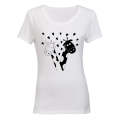 Valentine Giraffe - Ladies - T-Shirt