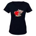 Valentine Love Teddy - Ladies - T-Shirt