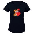 Valentine Puppy - Ladies - T-Shirt