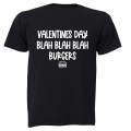 Valentine's Day - Burgers - Adults - T-Shirt