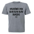 Valentine's Day - Burgers - Adults - T-Shirt