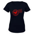 Valentines Day Stamp - Ladies - T-Shirt