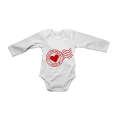 Valentines Day Stamp - Baby Grow