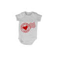 Valentines Day Stamp - Baby Grow