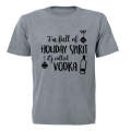 Vodka - Christmas Spirit - Adults - T-Shirt