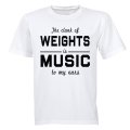 Weights Is Music - Adults - T-Shirt