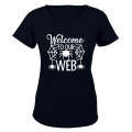 Welcome To Our Web - Halloween - Ladies - T-Shirt