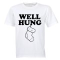 Well Hung Christmas Stocking - Adults - T-Shirt